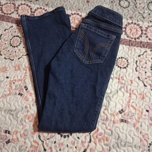 Hollister Dark Blue Lowrise Bootcut Jeans